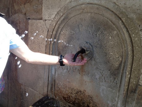 roman fountain