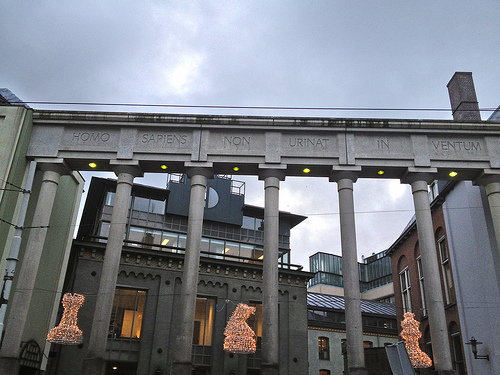 Homo sapiens non urinat in ventum